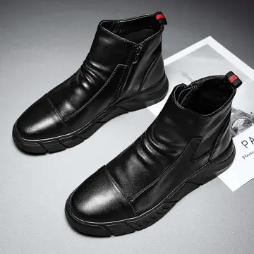 High Cut Leather Shoes Men Best Price in Singapore Feb 2024