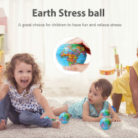 12Pcs Soft Foam Globe Squeeze Toy World Map Toys Mini Foam Earth World Map Ball For Children Stress Relief Novelty Toys
