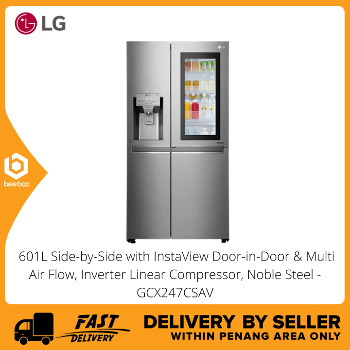 LG 601L SidebySide with InstaView DoorinDoor & Multi Air Flow