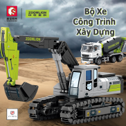 Bộ đồ chơi Lắp ráp Mô hình LEGO Xe Công Trình Xây Dựng - Xe Trộn Bê Tông