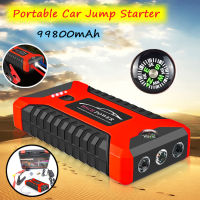 ธนาคารพลังงานรถยนต์，เครื่องจั๊มสตาร์ทฉุกเฉินรถ Jump Starter 99800mAh 12V รถ Jump Starter แบบพกพา USB Power Bank Battery Booster Clamp อุปกรณ์