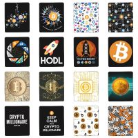 Bitcoin Crypto Ethereum Blockchain Logo Mouse Pad Anti-Slip Rubber Gaming Mousepad BTC Cryptocurrency Office Computer Desk Mat