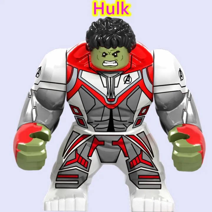 miniตัวเลข-avengers-big-hulk-bruce-banner-spiderman-บล็อกตัวต่อของเล่นสำหรับเด็ก