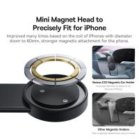 ✚✓❀  Baseus Magnetic Car Phone Holder Stand Foldable Telephone Support Mount for Iphone 12 13 14 Pro Max