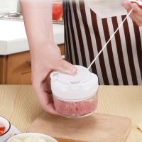 【CC】✘◄❧  Multifunction Garlic Grinder Cutter Manual Meat Puree Vegetable Fruit Shredder Slicer