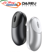 Chuột không dây DAREU LM166D Đen Bạc UFO - Dual Mode Bluetooth + 2.4G