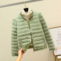 卍ஐ№ 2023 Thin Down Cotton Jacket Female Short Coat Korean Parkas Ladies Outerwear