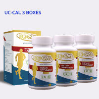 UC-CAL ยูซี-แคล ผลิตภัณฑ์เสริมอาหารบำรุงข้อและกระดูก (3 กระปุกได้ 90 เม็ด)