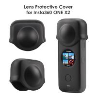 Silicone Lens Cap Sports Camera Protective Cover for Insta360 ONE X2 Lens Scratch-Proof Protector Guard for Insta 360 ONE X2