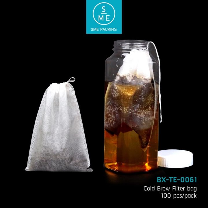 ratika-smeถุงกรองสำหรับ-กาแฟ-cold-brew-ถุงกรองกาแฟ-แพ็ค-100-ชิ้น-cold-brew-filter-bag