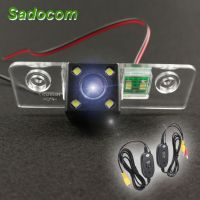 For Skoda Octavia 2008-2013 HD Car CCD 4 LED Night Vision Reverse Backup Parking Waterproof Rearview Reversing Rear View Camera