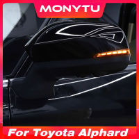 ไฟ LED สำหรับโตโยต้า Alphard 2023 2024ไฟเลี้ยวกระจกมองหลังแบบไดนามิกส่วนภายนอกผลิตภัณฑ์ดัดแปลงรถยนต์