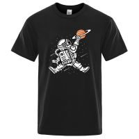 Spaceman Dunk T Shirt Mens Cotton Eco Tee Clothes Tshirts Breathable Loose Hop Gildan