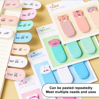 60 Sheets Cartoon Cute Animal Sticky Note Pad Classified Index Sticker Label Maker Bookmark Memo Pad Student Office Stationery