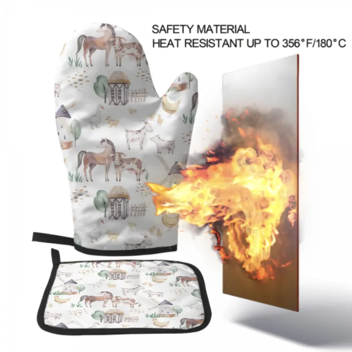 farm-animals-oven-mitt-and-pot-holder-set-heat-resistant-non-slip-kitchen-gloves-with-inner-cotton-layer-for-cooking-bbq-baking