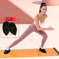 ▣●♛ 140/180/200cm Yoga Mat Skating Slide Board Household Sliding Fitness Training Board for Ice Hockey Roller Skating Leg Exercise