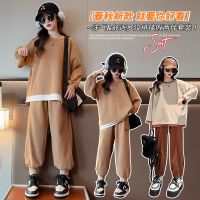 [COD] 2023 New Girls Big Boy Korean Version Loose Fake Two-piece Jacket Trousers Word Set