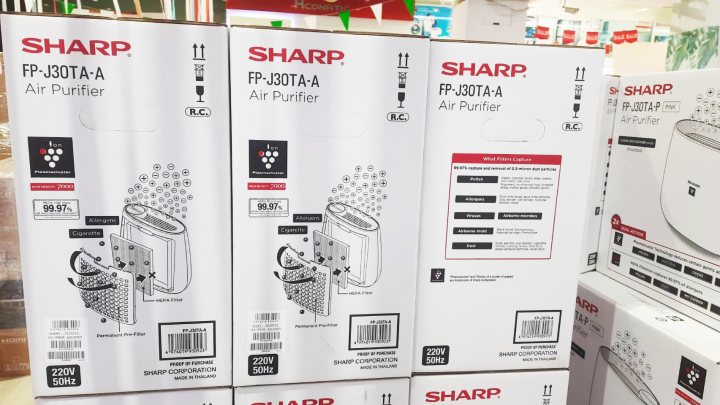 ส่งฟรี-sharp-เครื่องฟอกอากาศพลาสม่าคัตเตอร์-เครื่องฟอก-ชาร์ป-รุ่น-fp-j30ta-ราคาถูก-รับประกัน-1-ปี-จัดส่งทั่วไทย-เก็บเงินปลายทาง