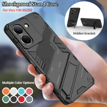 Cheap For Vivo Y36 VivoY 36 Case Shockproof Hard Ring Stand Phone Case Back  Cover
