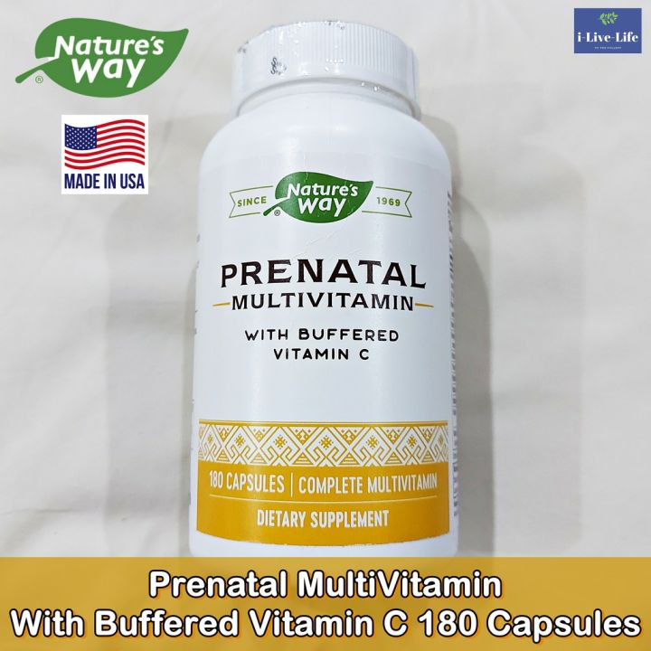 วิตามินรวม-สำหรับคุณแม่ระหว่างตั้งครรภ์-และคุณแม่หลังคลอด-prenatal-multi-vitamin-and-multi-mineral-180-capsules-natures-way