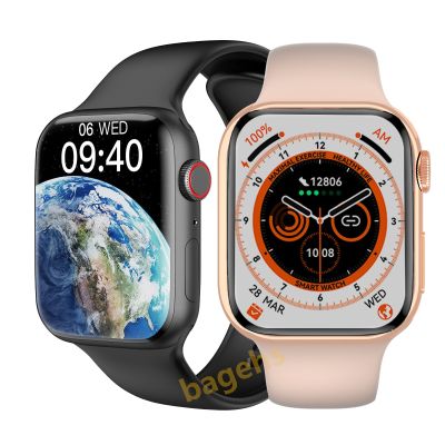 ZZOOI Original Stainless Steel Smart Watch Series 8 Siri NFC GPS Tracker Bluetooth Call Sport Smartwatch For Apple samsung