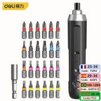 Deli Mini Electrical Screwdriver 3.6V Lithium-ion Battery 25in1 Bit for Electric Brushless Screw Driver Set Handheld Power Tools