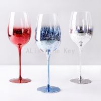 Creative 160-550ml Dream Starry Sky Series Goblet Handmade Crystal Glass Red Wine Champagne Cup Family Holiday Gift Drinkware