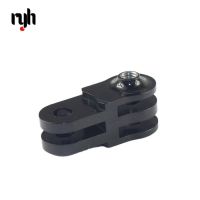 Black Aluminum Extension Activity Connecter for 3-way Pivot Arm for Gopro Hero 10 8 7 6 5 4 SJ Xiaomi Gitup Camera Tripod Mount