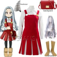 Anime Boku no My Hero Academia Season4 Eri Cosplay Costume Uniform Dress Halloween Cosplay Costume Wig Horn socks Shoes package