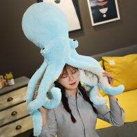 สั่นสะเทือน30-90ซม. น่ารักมากเหมือนจริง Boneka Mainan ปลาหมึกยักษ์นุ่มหมอนสำหรับการนอนหลับตุ๊กตา Stitch น่ารักอุปกรณ์ตกแต่งบ้านของขวัญสำหรับเด็กผู้หญิงเด็กผู้ชาย