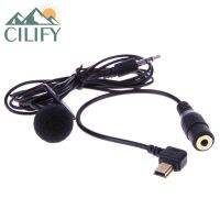 Cilify 12.8 Professional USB External Mic Microphone with Clip for GoPro Hero 33+