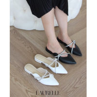 *Laurelle - Lara Mules | Mules รองเท้าแตะ สําหรับผู้หญิง | รองเท้าคัทชู หุ้มส้น แฟชั่นสําหรับสตรี ใส่ไปโรงเรียน สํานักงาน