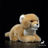 Zd837vnsv223 Lioness อะนิเมะสุดน่ารัก Plushie หญิงตุ๊กตาสิงโตขนฟูสัตว์เหมือนจริงจำลองตุ๊กตายัดไส้ Kawai ของขวัญของเล่นสำหรับเด็ก