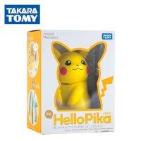 หุ่นยนต์อัจฉริยะ Takara Tomy Hello Pikachu ควบคุมด้วยเสียงตุ๊กตาขยับแขนขาได้อนิเมะน่ารักโปเกมอนไปของขวัญคริสต์มาสเด็กของเล่นสำหรับเด็กหญิงเด็กชาย