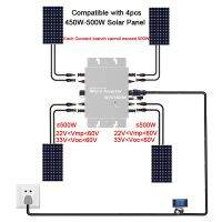 Ygdgs อินเวอร์เตอร์ผูกพลังงานแสงอาทิตย์ระบบออนกริด MPPT 1400W 1600W DC 22-60V ไปยัง AC 120V230V ด้วย WIFI APP เพื่อตรวจสอบ