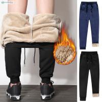 ✿BM✦ Mens Athletic Pants Fleece Lined Thick Trousers Casual Loose Warm Joggers for Winter