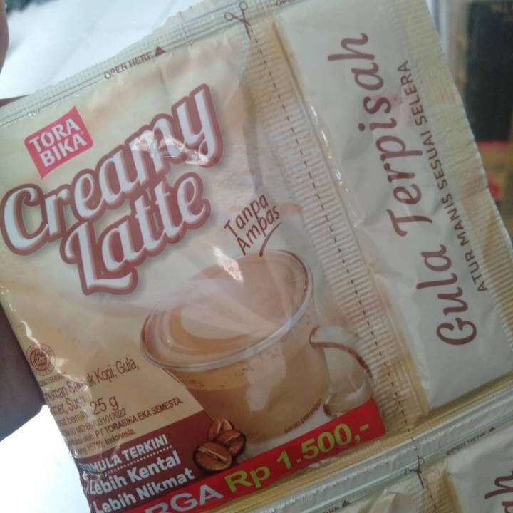 KOPI TORA BIKA CREAMY LATTE 25 G PER SACHET Lazada Indonesia