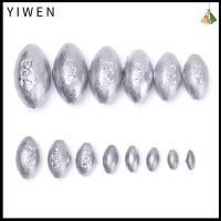 YIWEN 5/10Pcs คุณภาพสูง Line Sinkers น้ำหนัก Sinker รูปมะกอก ตกปลาตะกั่วตก ขั้วต่อตะขอ