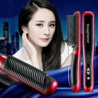 beautiful fashion HQT -908B STRAIGHTENER หวีแปลงผมตรงไฟฟ้าแบบมีวอลลุ่ม ร้อนไวปรับความร้อนได้ 6 ระดับ