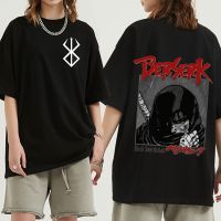 Anime Berserk Guts Graphics T Shirt Swordsman Manga Tshirt 90S Tees Hop Mens Tshirts Gildan