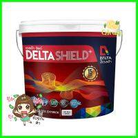 สีน้ำทาภายนอก DELTASHIELD PLUS BASE D กึ่งเงา 1GLEXTERIOR WATER-BASED PAINT DELTASHIELD PLUS BASE D 1GL SEMI-GLOSS **ขายดีที่สุด**