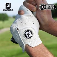 FootJoy ถุงมือกอล์ฟผู้ชาย,ถุงมือเดี่ยวหนังนิ่มทนทานต่อการฉีกขาดระบายอากาศได้