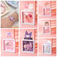 พบกับสีลูกอม DIY ลูกปัดสำหรับเครื่องประดับทำดอกไม้สร้อยข้อมือ Kuromi เครื่องประดับ Diy หมีวินเทจผู้หญิง