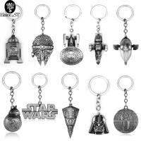 Star Wars Keychain Spaceship Darth Vader 8 Metal Pendant Movie Jewelry Men Car Chain