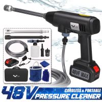 12V 600W 30Bar Cordless Protable Electric Car Washer Machines 12000 mAh High Pressure Cleaner Foam Nozzle For Auto Cleaning Care Car Washer With Battery