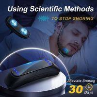 Anti-Snoring Device Smart Throat Pulse Electric Sleep Snore Prevention Gadget Smart Snore Stopper Relaxation Treatment