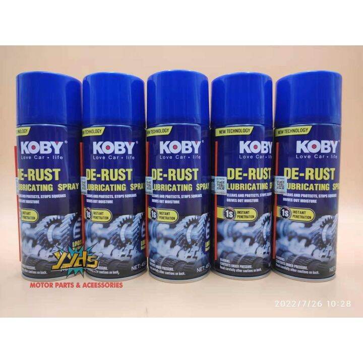 DeRust Remover Lubricating Spray and Oil 450ml Authentic