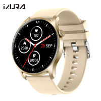 AIAURA Smart Watch ผู้หญิงผู้ชายเต็มหน้าจอสัมผัสอัตราการเต้นหัวใจติดตามการออกกำลังกายนาฬิกากันน้ำกีฬา S Mart W Atch สำหรับ Android IOS PhoneM