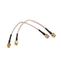 สาย SMA,2-Pack SMA ชายกับชาย RF Coaxial Coax เคเบิ้ล RG316เสาอากาศ Extender อะแดปเตอร์จัมเปอร์