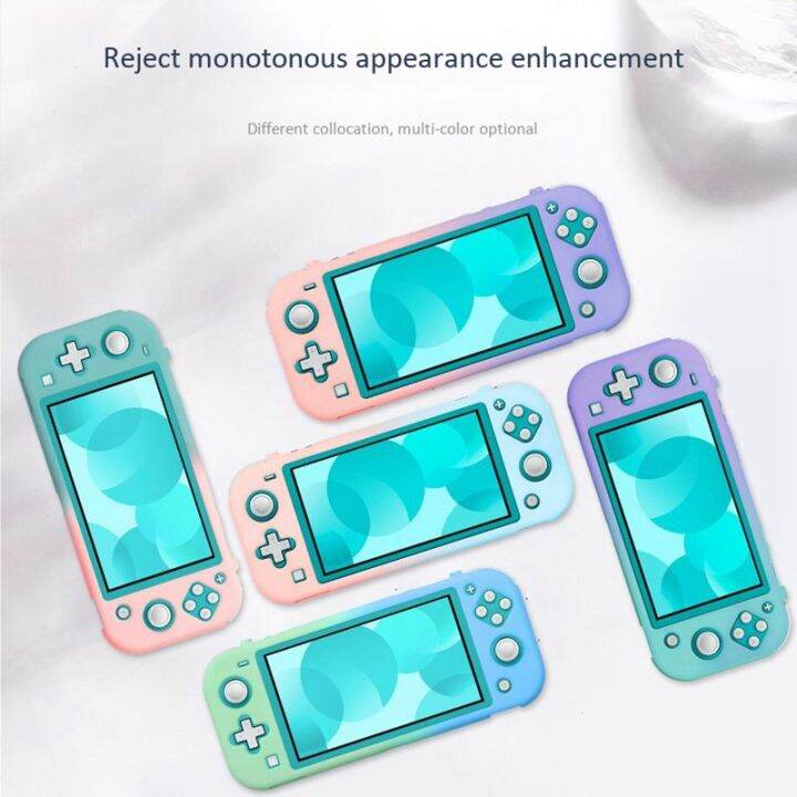 switch-lite-protective-case-shell-colorful-cute-hard-back-cover-skin-game-console-accessories